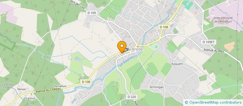 localisation de l'entreprise CAP GWADA  LA BREDE