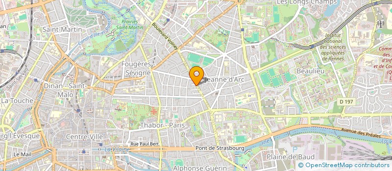localisation de l'entreprise CAP'HANDI à RENNES