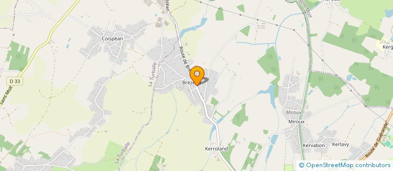 localisation de l'entreprise CAP HEOL  GUERANDE