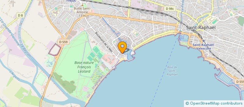 localisation de l'entreprise CAP HERMES à FREJUS