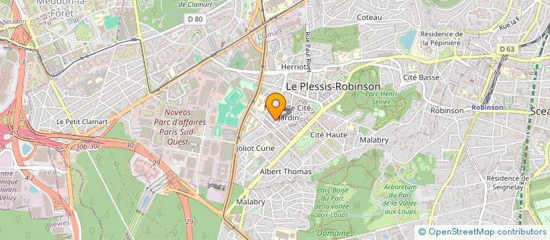 localisation de l'entreprise CAP HESTIA  LE PLESSIS-ROBINSON