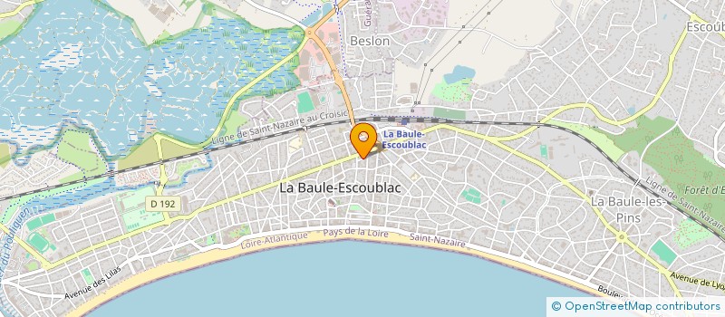 localisation de l'entreprise CAP HISTOIRE PRESQU ILE GUERANDAISE à LA BAULE-ESCOUBLAC