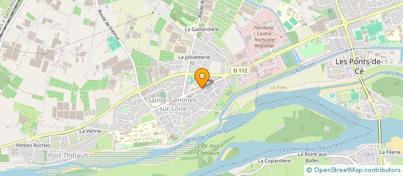 localisation de l'entreprise CAP HOLDING  SAINTE-GEMMES-SUR-LOIRE