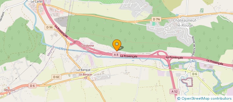 localisation de l'entreprise CAP HOLDING  CHATEAUNEUF-LE-ROUGE