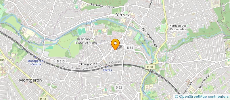 localisation de l'entreprise CAP HOLDING  YERRES