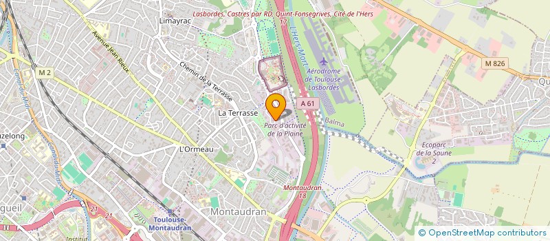 localisation de l'entreprise CAP HOLDING  TOULOUSE
