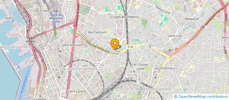 localisation de l'entreprise CAP HORIZON à MARSEILLE