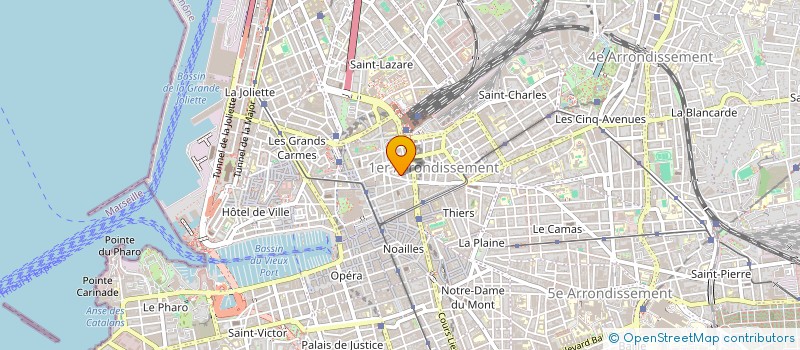 localisation de l'entreprise CAP HORIZON BLEU à MARSEILLE
