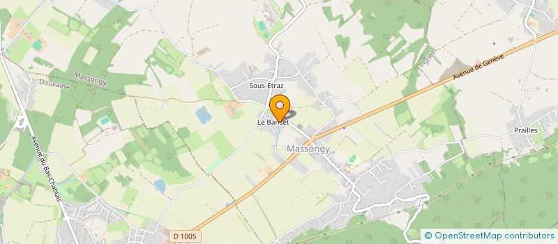 localisation de l'entreprise CAP HORIZON D'AVENIR  MASSONGY