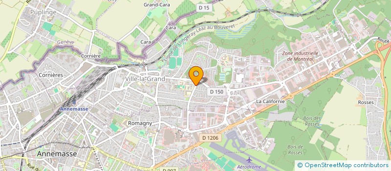 localisation de l'entreprise CAP HORN  VILLE-LA-GRAND