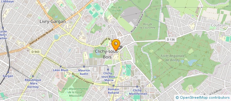 localisation de l'entreprise CAP HYGIENE 3D à CLICHY-SOUS-BOIS