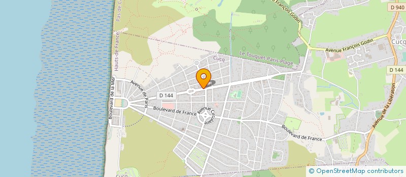 localisation de l'entreprise CAP'IMMO à CUCQ