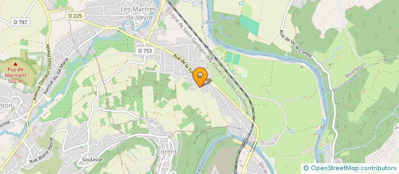 localisation de l'entreprise CAP IMMO 43  LES MARTRES-DE-VEYRE