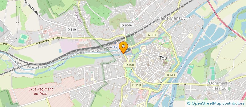 localisation de l'entreprise CAP IMMO  TOUL