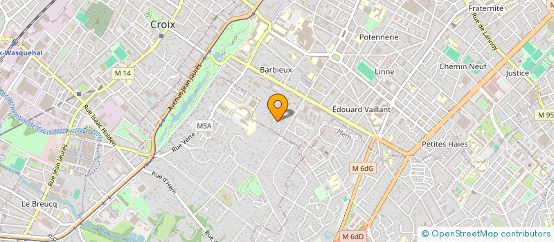 localisation de l'entreprise CAP IMMO  ROUBAIX