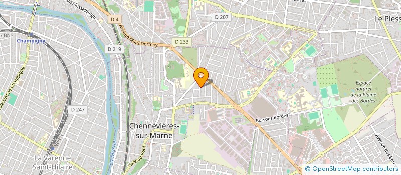 localisation de l'entreprise CAP IMMO  CHENNEVIERES-SUR-MARNE