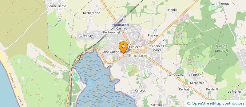 localisation de l'entreprise CAP'IMMO  PLOUHARNEL