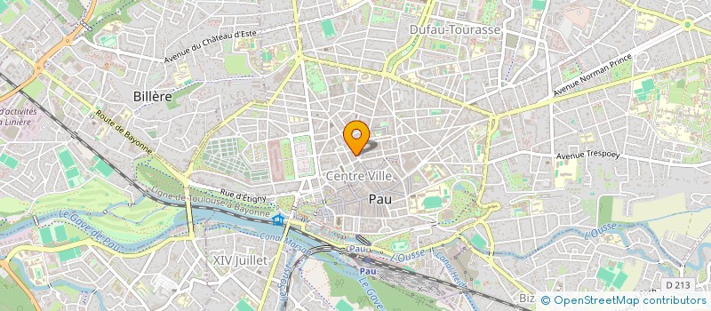 localisation de l'entreprise CAP IMMO à PAU