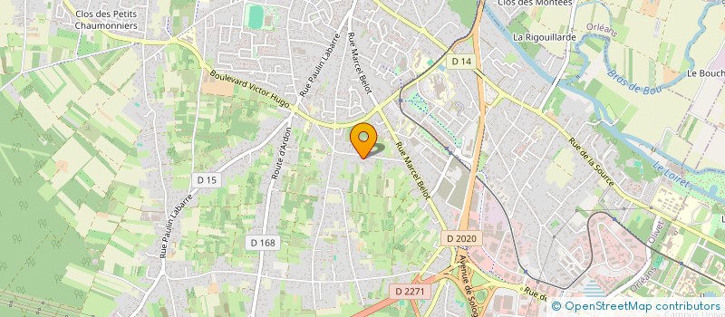 localisation de l'entreprise CAP'IMMO à OLIVET