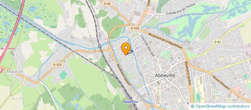 localisation de l'entreprise CAP IMMO à ABBEVILLE