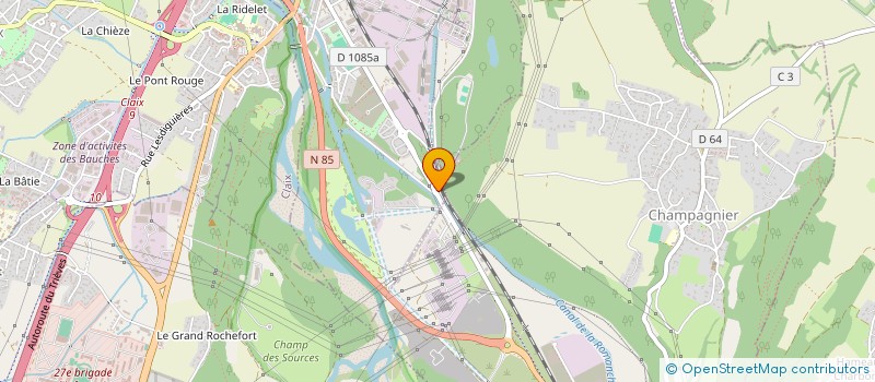 localisation de l'entreprise CAP'IMMO  LE PONT-DE-CLAIX