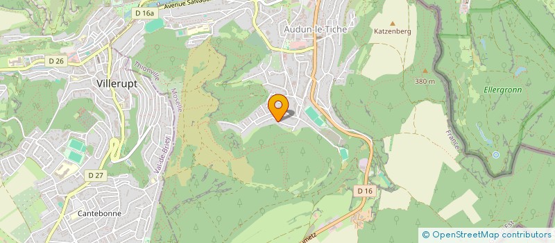 localisation de l'entreprise CAP IMMO EST  AUDUN-LE-TICHE