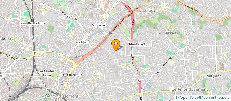 localisation de l'entreprise CAP IMMOBAT  MARSEILLE