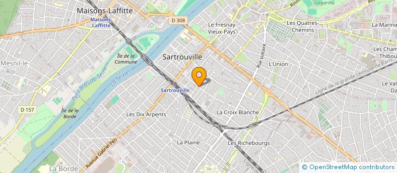 localisation de l'entreprise CAP IMMOBILIER  SARTROUVILLE