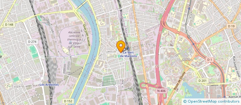 localisation de l'entreprise CAP - IMMOBILIER à ALFORTVILLE