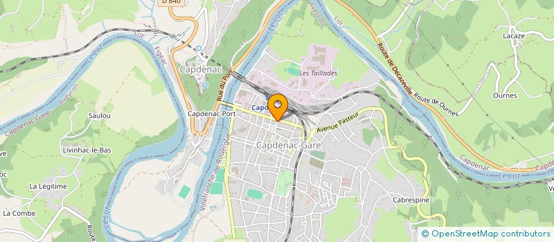 localisation de l'entreprise CAP IMMOBILIER  CAPDENAC-GARE