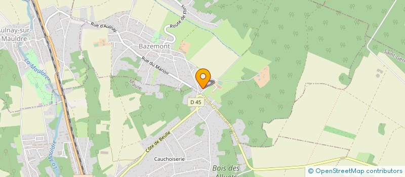 localisation de l'entreprise CAP IMMOBILIER  BAZEMONT