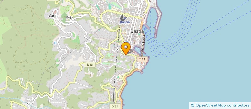 localisation de l'entreprise CAP'IN MUSICA à BASTIA