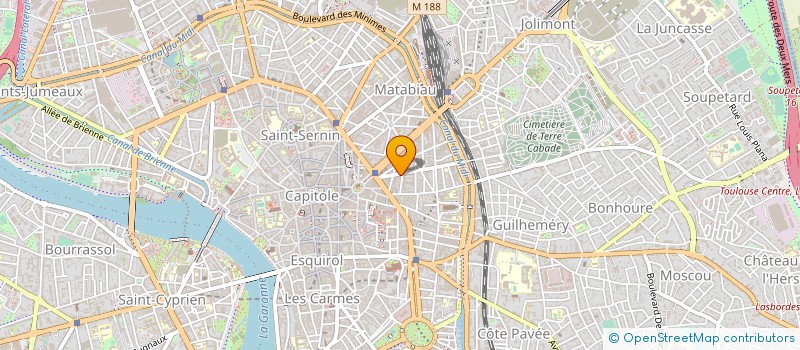 localisation de l'entreprise CAP INFORMATIQUE TOULOUSE à TOULOUSE
