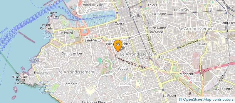 localisation de l'entreprise CAP ING à MARSEILLE