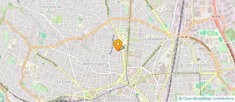 localisation de l'entreprise CAP INGENIERIES à DIJON