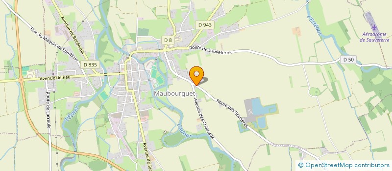 localisation de l'entreprise CAP INNOVATION TERRAIN  MAUBOURGUET