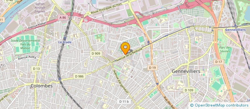 localisation de l'entreprise CAP INSERTION 92 à ASNIERES-SUR-SEINE