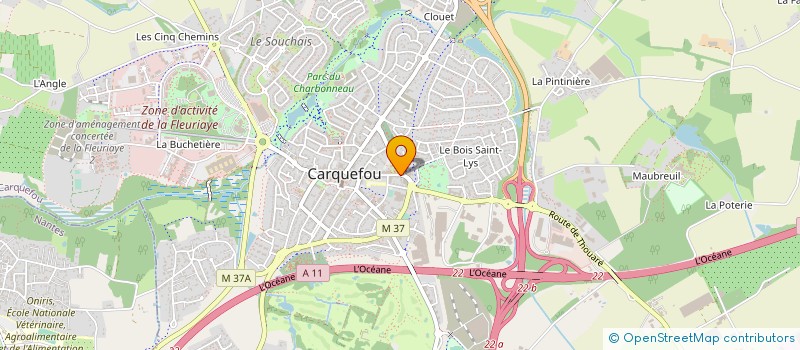 localisation de l'entreprise CAP INTEGRAL à CARQUEFOU