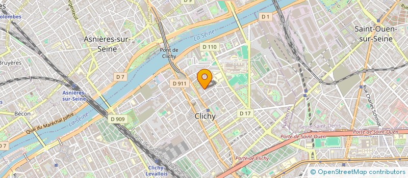 localisation de l'entreprise CAP INTERNATIONAL à CLICHY
