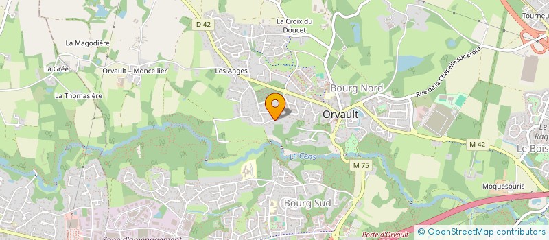 localisation de l'entreprise CAP INVEST 1 à ORVAULT