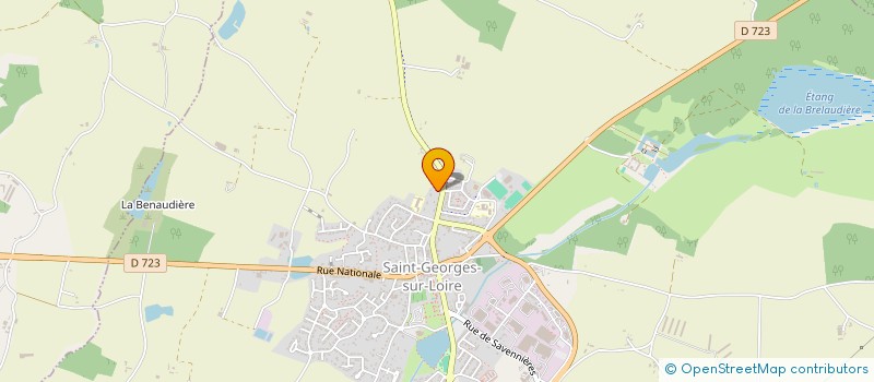 localisation de l'entreprise CAP INVEST 49  SAINT-GEORGES-SUR-LOIRE