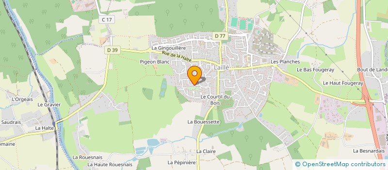 localisation de l'entreprise CAP INVEST  LAILLE