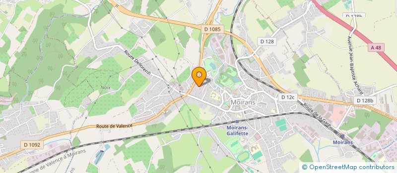 localisation de l'entreprise CAP INVEST  MOIRANS