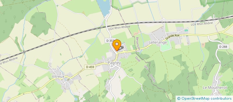 localisation de l'entreprise CAP INVEST  PAGNEY