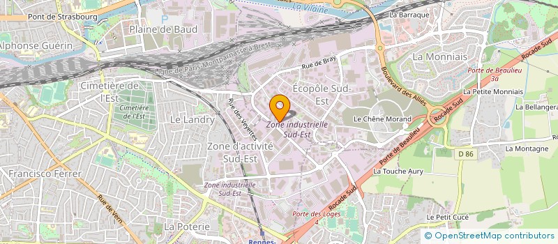 localisation de l'entreprise CAP INVEST- BRO  CESSON-SEVIGNE