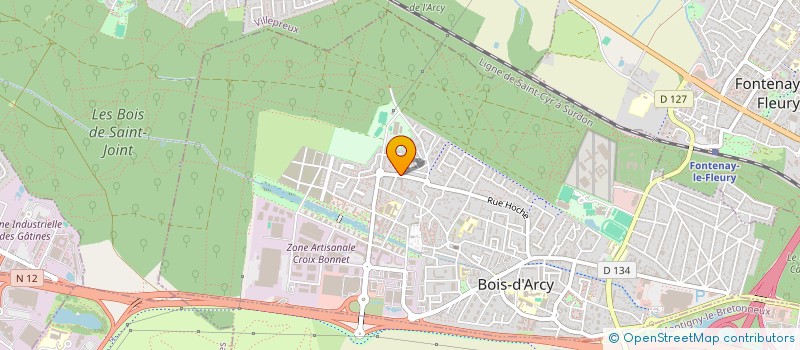 localisation de l'entreprise CAP INVESTISSEMENT  BOIS-D'ARCY