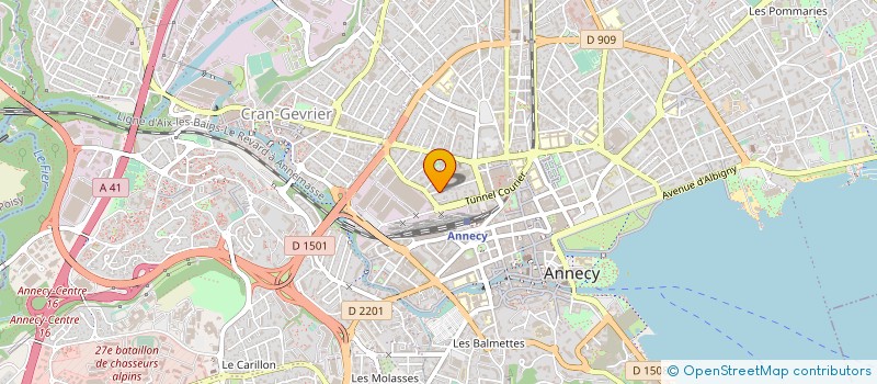 localisation de l'entreprise CAP INVESTISSEMENTS à ANNECY