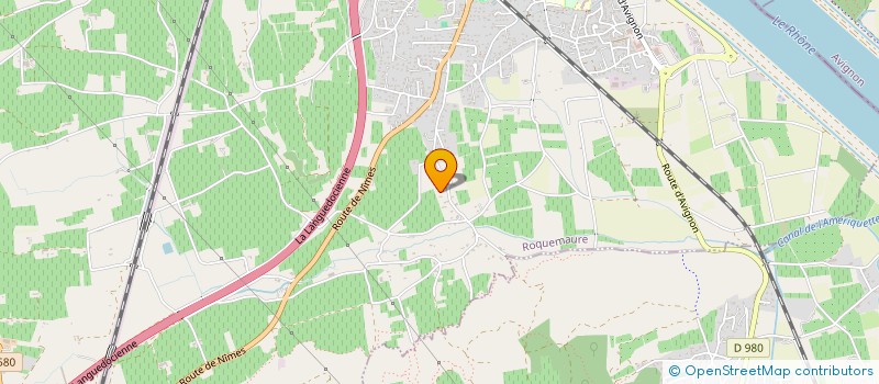 localisation de l'entreprise CAP INVESTISSEMENTS  ROQUEMAURE