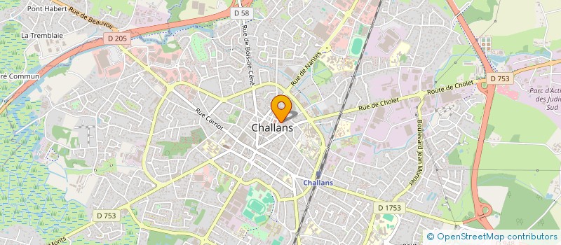localisation de l'entreprise CAP INVESTISSIA à CHALLANS