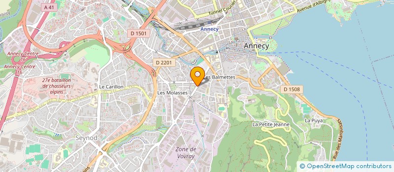 localisation de l'entreprise CAP IROZAKI CHALLENGE à ANNECY